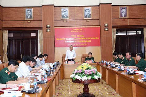Công bố quyết định kiểm tra đối với Ban Thường vụ Quân ủy Trung ương - ảnh 1